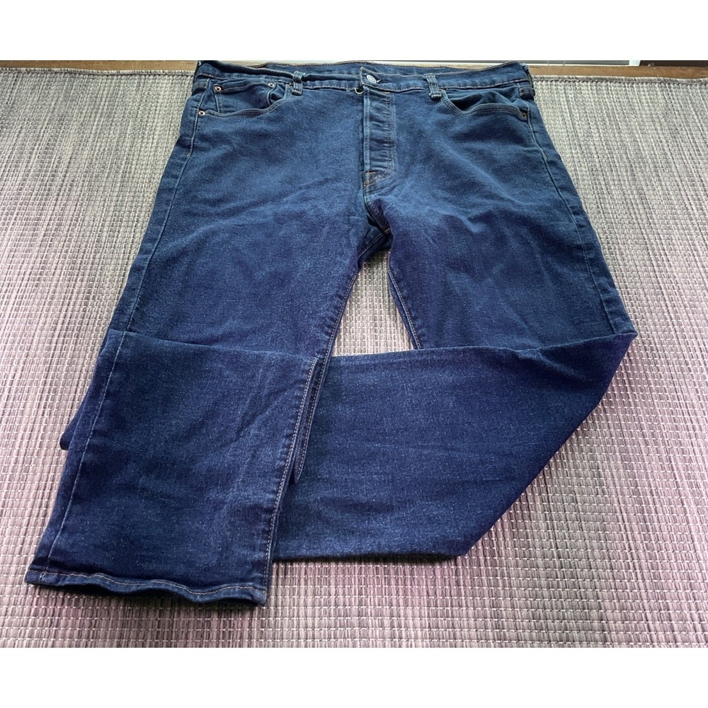 Levi 501 Original Fit Mens Blue Jeans Straight Leg Button Fly 40x32 00501-0115